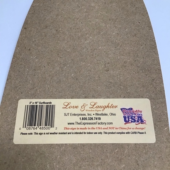 Santa Cruz CA Mermaids Welcome Beach Fantasy Surfboard Sign Wall Art 5x16” NEW - Picture 6 of 15